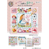 Cheapest Package Cross Stitch / Cross Stitch Sodastitch SO-3177 - Alice In Wonderland - Pattern Only Code 643