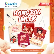 Hangtag Tag Imlek Sincia Chinese New Year 2026 | Cute Thick Chinese New Year Hampers Greeting Cards