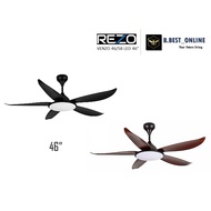VENZO 46/5B LED/ MBREZO VENZO 46/5B LED/DWREZO  Rezo 46” LED Light With DC Motor Ceiling Fan VENZO 4