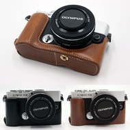 Suitable (Yu) Olympus E-P7 EP7 Dedicated Leather Case Protective Case Base Half Cover Genuine Leathe