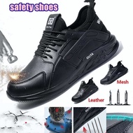 SAFETY SHOES 【Fast delivery】Safety Boot Caterpillar Workshop &amp; US Safety Shoes/Kasut Boot US Tracker/Kasut Boot Timberla