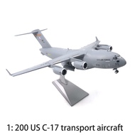 1/200 Scale US C-17 C17 Globemaster III Strategy Transport Aircraft Diecast Metal Airplane Plane Mod