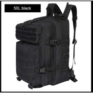 LANGFORD - Men's Canvas Mountain Backpack ARMY 50L Outdoor