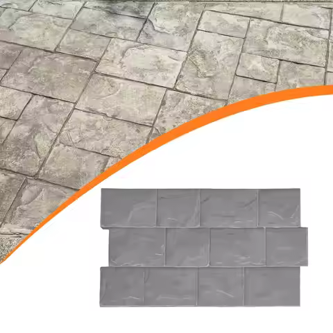 Concrete Stamp Mat Stromatolite Concrete Model Seamless Decoration Craft Wear