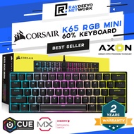 CORSAIR K65 RGB MINI RGB Gaming Mechanical Keyboard [60% Layout/Powered By AXON]