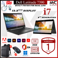 Convertible Business Laptop Dell 7390 i7 | 16GB RAM 512GB SSD | Touch Screen Win11 | 1 Year Warranty