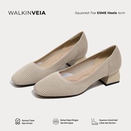WALKINVEIA - Squared-Toe ESME Heels 4cm