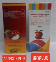 IROPLUS / APPECZIN PLUS  (Vitamin B-Complex + Iron + Lysine + Buclizine HCI)