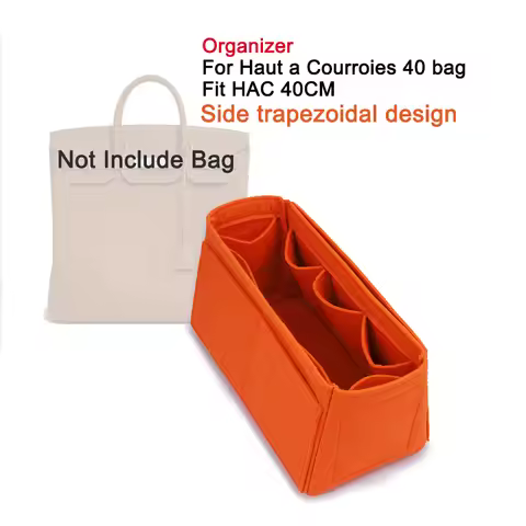 Insert Organizer For H Haut a Courroies 40 bag , Tote Organiser , Women Handbag Inner Purse Liner Ke
