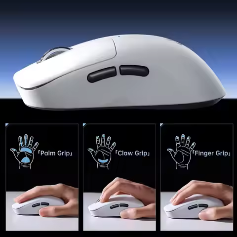 MCHOSE M7 Pro Ultra Wireless Gaming Mouse Dual 8K 500mAh 42000 DPI PAW3950 Ergonomic Lightweight Low