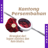 CHURCH COLLECTION OFFERING BAG (IRON) OFFERING PUNDI BAG/ GERJA OFFERING BAG 聚宝盆