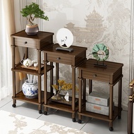 [in stock] Floor-standing solid wood multi-layer flower stand for living room, indoor simple flower 