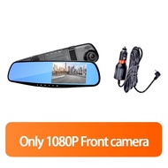 4.3In Mirror Recorder Car Dash Cam Dual Lens Video Black Box Car DVR Dash Camera Loop Recording HD 1080P Mirror