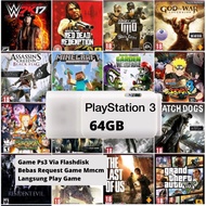 FLASHDISK GAME REQUEST PS3 16GB/32GB/64GB CFW/HFW/HEN PS3 Games