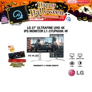 [ผ่อน 0% 10 ด.]LG 27" ULTRAFINE UHD 4K IPS MONITOR L1-27UP650K-W (IPS 4K 60Hz)/ประกัน 3 Years