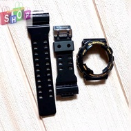 G-SHOCK GA100 GA110 Watch Replacement Bezel And Strap SET  Glossy Black