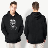 AXL ROSE Skull GNR Hoodie Jumper Cotton Fleece Material