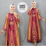COD-GAMIS MAHARANI BORDIR BJ COLL TERBARU-GAMIS TAFETA TERBARU APLIKASI BORDIR