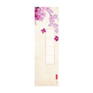 硬筆書寫作品紙 象牙卡書籤 落花 4格30入・鋼筆可用