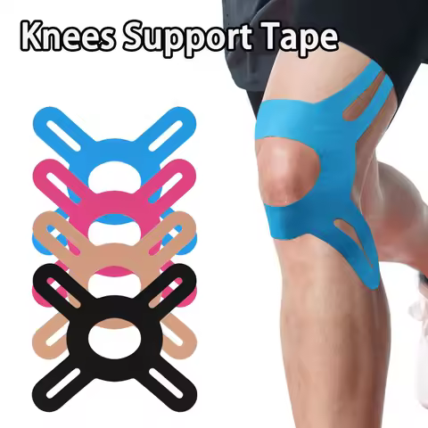 Professional Kinesiology Tape for Knees Support Kinetic Tape Breathable Muscle Support Tapes Knee Ba