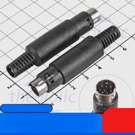 [2 Pieces]- Mini DIN Male Head 8 Pins IC2 Component Wire Connector