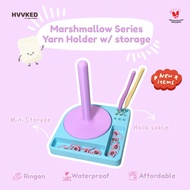 [HVVKED] Marshmallow Series Yarn Holder Yarn Spinner Aesthetic