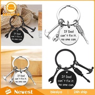 [Blesiya] FatherS Day Gifts Keychain from Children for Daddy Him Wedding