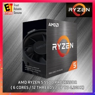 AMD PROCESSOR RYZEN 5 5500/ 5600/5600G DESKTOP PROCESSOR BOXED - 6 CORES /12 THREADS/ UP TO 4.2GHZ