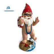 Garden Gnome Statue Lawn Decoration Outdoor Gnome Statue Fun Cute Garden Sculpture Dwarf Decoration