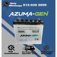 [Installation Provided] NS60S | NS60LS ] AZUMA-GEN WET / MAINTENANCE FEE Battery | Wira / Iswara / W