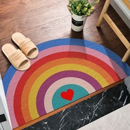 Absorbent Rainbow Floor Mat for Living Room, Cute Decor Rugs for Kids, Bathroom Home