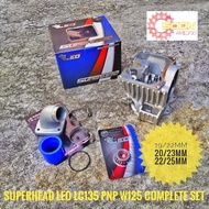 W125 LEO SUPERHEAD LC135 HEAD 4 VALVE PNP HONDA W100 EX5 DREAM YAMAHA LAGENDA SRL115 FI 19/22 20/23 