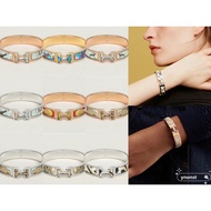 1 Genuine HERMES Clic H Printed Enamel Bracelet