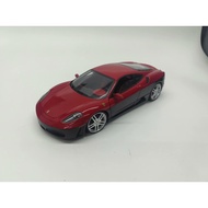 [Ready Stock] 1: 18 Hot Wheels Fine Version Ferrari F430 Ferrari F430 Coupe Red Black Color Matching