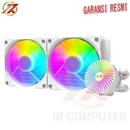 DarkFlash RADIANT DC-240 DC240 WHITE ARGB 240mm AIO Liquid Cooler
