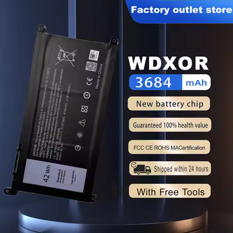 DXT New Laptop Battery WDXOR For DELL Vostro 5468 5471 5568 Inspiron 17 5770 5767 5765 15 5584 5567