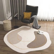 Customized Irregular Round Living Room Carpet Bedroom Cloakroom Girl Dressing Table Special-Shaped F