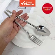 Stainless Steel,Thick Premium,Durable Cutlery Steak Fork Spoon Set Elegant Dining Utensil For Fine M