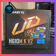 Ultra Durable MotherboardGigabyte H610M K V2 m-ATX Intel LGA 1700 DDR5 PCIe 4.0