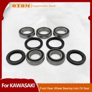 Motorcycle Accessories Front Rear Wheel Hub Bearing Oil Seal Set Repair For KAWASAKI KX125 KX250 KX2