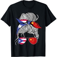 Puerto Rico Flag China Grown Country T-Shirt