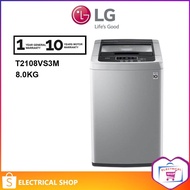 LG 8.0kg Washing Machine T2108VS3M Smart Inverter 8KG Washer Mesin Basuh