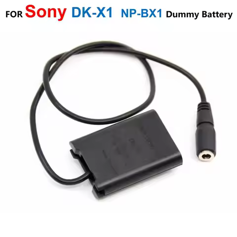 NPBX1 NP-BX1 Fake Battery DK-X1 DC Coupler Fit Power Supply Charger For Sony Cybershot DSC-RX1 DSC-R
