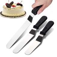 ANAEAT Stainless Steel Cake Spatula Butter Cream Frosting Knife Smoother