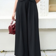 Luperi LF6QD21 wide-leg pants, 43cm wide leg, high waist with modern, youthful waistband