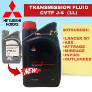 (100% ORIGINAL) Mitsubishi ATF CVT J4 J-4 Auto Transmission Fluid (1L) Lancer GT / Inspira / ASX / A