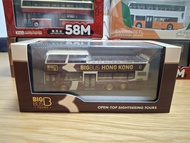 全新Big Bus Hong Kong 大巴士香港 Ankai 12m 開頂1:76 巴士模型