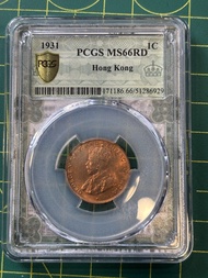 E37香港1931年一仙-MS66RD