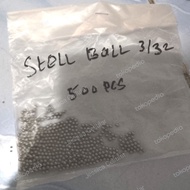 STEEL BALL 3/32" ATAU 2.381MM ( 100 PCS )