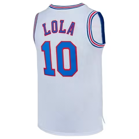 Premium Outfit Moie Space Jam # 10 LOLA Cosplay Tune Squad Bunny Basketball Jersey Halloween Shirts